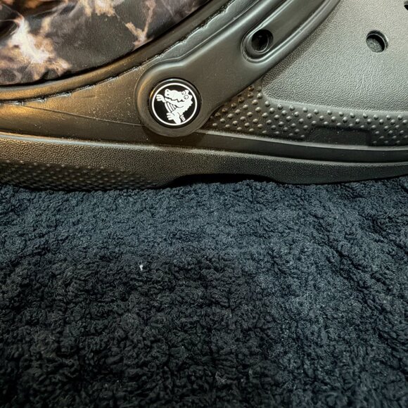 Crocs Classic Lined Neo Puff Tie Dye Boot (Black) - Picture 2 of 6